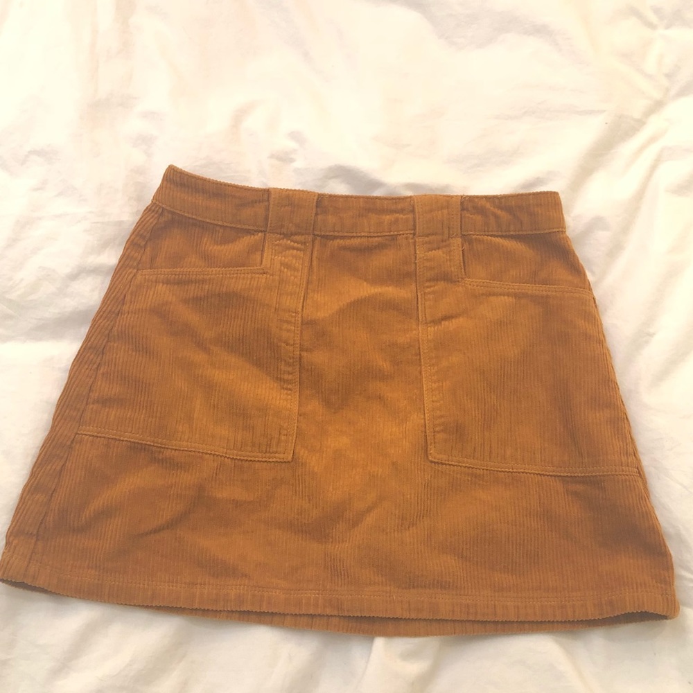 Tan Forever 21 Skirt